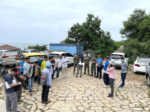 　大坵遊客中心即將動工興建，縣府交旅局邀集各界召開施工介面協調會。（圖／文：陳鵬雄）