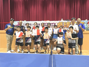 　連江縣112年度校際運動會23日進行國中組羽球及籃球、國小組桌球及木球校際競賽。（圖／文：吳嘉榮）