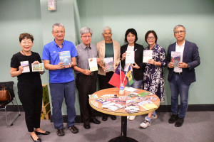 　馬祖文學國際島啟航！首場推出「馬祖文學的全球視野一馬祖與聖文森」，邀請聖文森文化大使PEGGY CARR與馬祖作家劉枝蓮對談。（圖／文：曹重偉）
