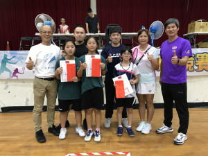 　連江縣112年度校際運動會24日進行國小組羽球及籃球、國中組桌球及木球校際競賽。（圖：吳嘉榮、教育處）