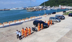 地區海岸巡相關單位24日下午啟動秋節擴大威力掃蕩,聯合四鄉勤務展決心。(圖:馬祖岸巡隊)