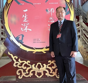 　一年一度的「師鐸獎」表揚大會25日於台北陽明山中山樓舉行，連江縣由中正國中小校長林元忠榮獲這項教育界最高榮譽。（圖：縣府教育處）