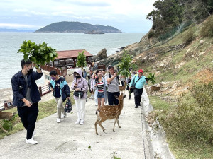 　雙十連假遊客多，大坵島9日迎來超過3百人次登島。（圖／文：陳鵬雄）