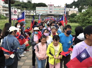 　連江縣慶祝中華民國112年雙十國慶典禮暨登高健行活動10日活力登場。（圖／文：吳嘉榮）