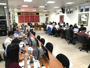 　縣府召開第24次主管週報，進行各單位業務報告，說明各項工作推動情況。（圖／文：吳嘉榮）