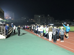 　南竿鄉公所辦理第二場2023月光夜跑活動，鼓勵民眾增加身體活動，養成規律運動習慣。（圖／文：吳嘉榮）