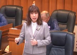 議員曹丞君進行質詢。(圖/文:曹重偉)