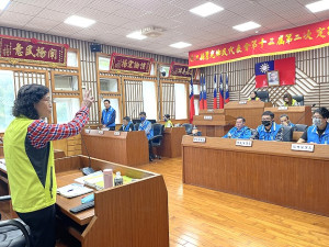 　莒光鄉代會第12屆第2次定期大會16日進行第二天鄉政總質詢。（圖／文：宋幸儒）