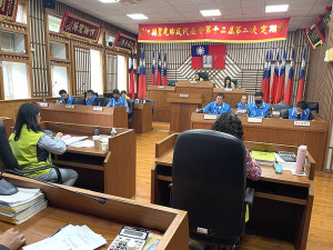 　莒光鄉民代表會第12屆第2次定期大會17日進行審查連江縣莒光鄉113年度總預算案。（圖／文：宋幸儒）