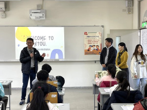 　海大三漁興旺計畫首度來馬舉辦跨國文化交流活動，對提升地區國中小學生英語能力大大助益。（圖／文：陳鵬雄）