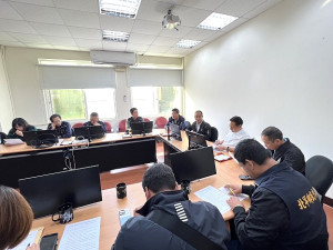 北竿鄉公所、代表會聯合拜會縣長王忠銘,爭取地方建設。(圖/文:馮紹夫)