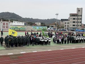 　北竿鄉113年元旦升旗暨路跑活動1日在塘岐運動場舉行。（圖：本報資料室）