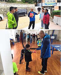 連江縣桌球委員會與南竿三校合作,提供球具與師資培訓小小桌球選手,未來有機會也會擴及到各校。(圖:連江縣體育會桌球委員會)