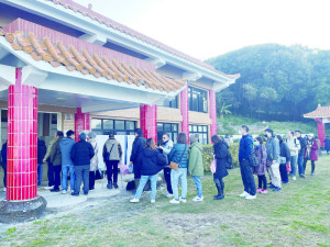 莒光鄉第八投開票所第16任總統、副總統選舉暨第11屆立法委員選舉落幕,過程平和順利。(圖/文:宋幸儒)
