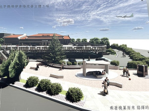 　北竿航站前立體停車場預定今年7月完工，可望大幅改善塘岐地區停車空間不足問題。（圖／文：陳鵬雄）