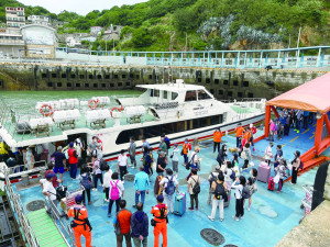 　112年南北竿島際交通往返客運量再度奪下各航線載客之冠。（圖：本報資料室）