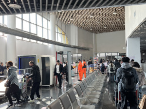 春運收假日,14日台馬空運、小三通都順利開航,鄉親旅客順利返回工作崗位。(圖/文:馮紹夫、交旅局)