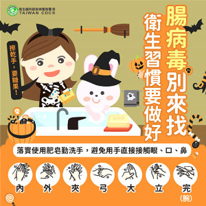 開學後小心腸病毒,已有班級停課,衛生局請民眾維持良好衛生習慣並注意防範。(圖:衛生局)