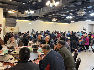 北竿熱鬧的元宵十五暝過後,正月十六的午間或晚間會有食福宴為元宵劃下句點。(圖:本報採訪組)