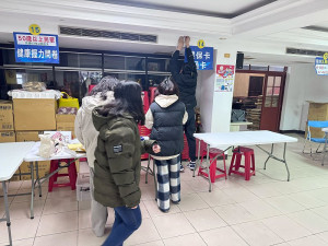 113年度整合式健康篩檢12日起在南竿鄉登場,地點在馬祖村天后宮,衛生局已完成場佈,設籍本縣30歲以上鄉親均可免費參加。(圖/文:曹重偉)