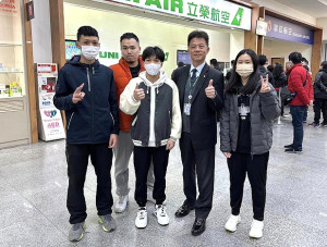備戰113年全國中等學校運動會!連江縣參加羽球、桌球資格賽的選手們12日陸續出發,提前赴台先進行移地訓練。(圖:桌球委員會、羽球委員會)