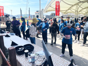 縣府教育處29日配合介壽國中小運動會辦理5G新科技親師生推廣活動。(圖/文:曹重偉)