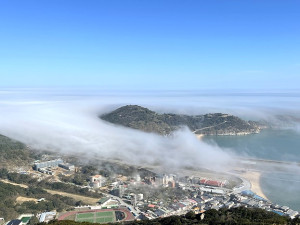 　馬祖南北竿機場今天起一連多天受鋒面影響，飛航服務總臺預測部份時段或全日可能不適航。（圖：本報資料室）