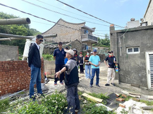 莒光鄉代會第12屆第3次定期大會6日進行東莒鄉政考察。(圖/文:蔡夢玲)