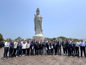 　立院交通委員會馬祖交通與觀光建設考察團8日與縣府進行座談會，縣府提出10項議案爭取支持。（圖／文：馮紹夫）