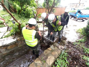 防範強降雨造成積水　環資局展開下水道管線清淤