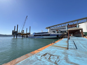 福澳港新建F3浮動碼頭啟用後,F1、F2浮動碼頭後續陸續進行新建及維修工程。(圖/文:馮紹夫)