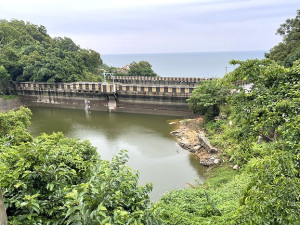 　首波梅雨為馬祖帶超過一百毫米的雨量，地區各水庫都小有進帳。（圖／文：陳鵬雄）