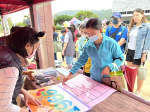 迎向健康人生,531無菸日健康宣導。(圖與文:馮紹夫)