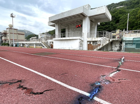 塘岐運動場整修發包　預估九月開放使用