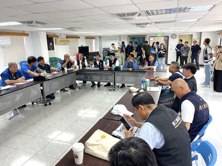 　連江縣議會31日在北竿展開本會期第一站縣政考察議程。（圖／文：陳鵬雄）