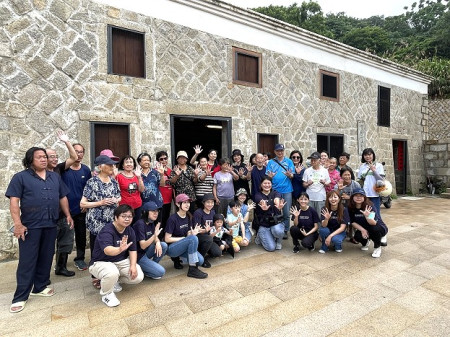 　文化處島嶼博物館系列活動「記憶中的鹹滋味－走讀橋仔與品嚐體驗」，15日在橋仔擴大舉辦。（圖／文：陳鵬雄）