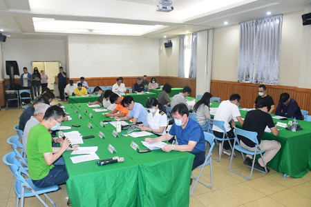 　提升縣內防災應變能力，連江縣19日舉辦「113年連江縣動植物疫災及寒害災害防救演習」的兵棋推演及實兵演練第1次預演。（圖／文：曹重偉）