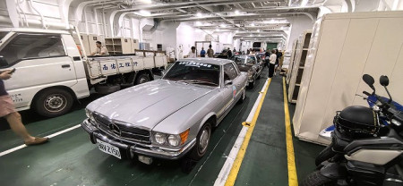 復古經典、美麗重現,古董車發展協會車聚暢遊馬祖。(圖:馮紹夫、交旅局)