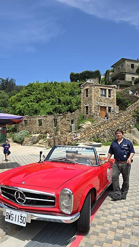 復古經典、美麗重現,古董車發展協會車聚暢遊馬祖。(圖:馮紹夫、交旅局)