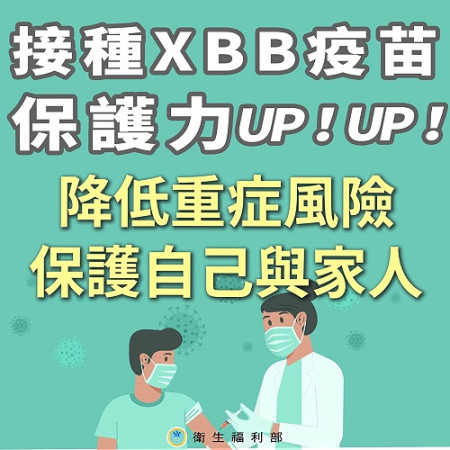 COVID-19疫情上升,尚未接種新冠XBB疫苗民眾儘速接種。(圖:連江縣衛生局)