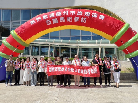 福州市旅遊協會踩線團22人，29日下午搭乘安麒6號抵達馬祖。