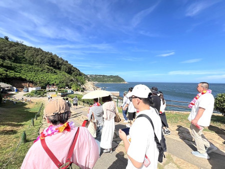 福州市旅遊協會踩線團29日在會長韓鳴帶領下,一行22人來馬祖進行3天2夜參訪行程。(圖/文:馮紹夫)