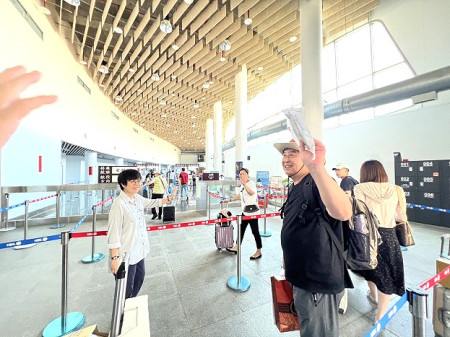 福州市旅遊踩線團1日下午結束行程返回琅岐,韓鳴表示團員們都對馬祖留下深刻印象、意猶未盡。(圖/文:馮紹夫)
