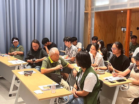 文化處於12日(五)在台北舉辦「2024馬祖藝穗行動」行前說明會,邀請老兵分享戰地記憶與創作經驗。(圖:連江縣政府文化處)