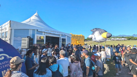 2024臺灣國際熱氣球嘉年華10天湧入15萬人潮,馬祖形象館大受歡迎,場場爆滿,成功推廣觀光產業。(圖:交旅局)