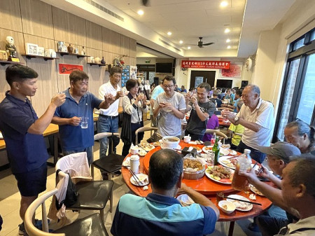 西莒模範父親表揚餐會7日舉行,表揚模範父親張銘聰先生。(圖/文:宋幸儒)