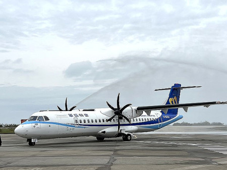 華信航空6月再進一台ATR72-600新機,該機型機隊總數量達11架。(圖:本報資料室)