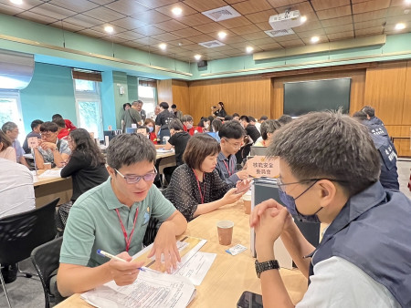 行政院113年度連江縣災害防救業務訪評,11日在民俗文物館舉行。(圖/文:馮紹夫)