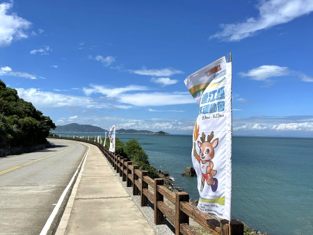 旗正飄飄。（圖與文：陳鵬雄）