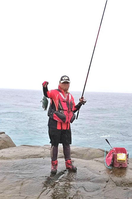 縣運磯釣賽登場，選手集結東引競技。（圖與文：陳其敏、馬祖磯釣協會）